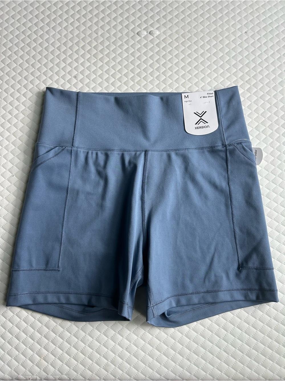 NWT Blue Xersion High-Rise Women's Bike Shorts